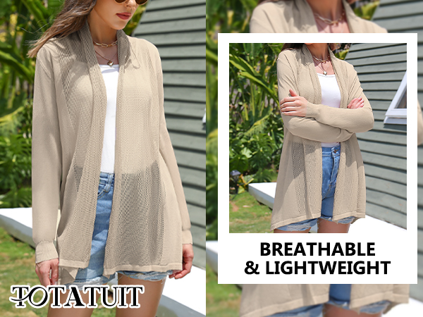 Lightweight Sheer Kimono Cardigan