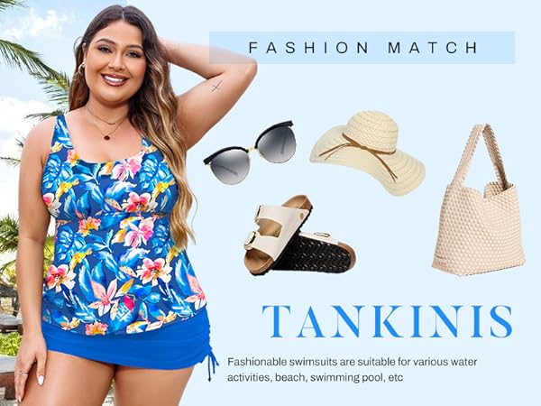 plus size tankini