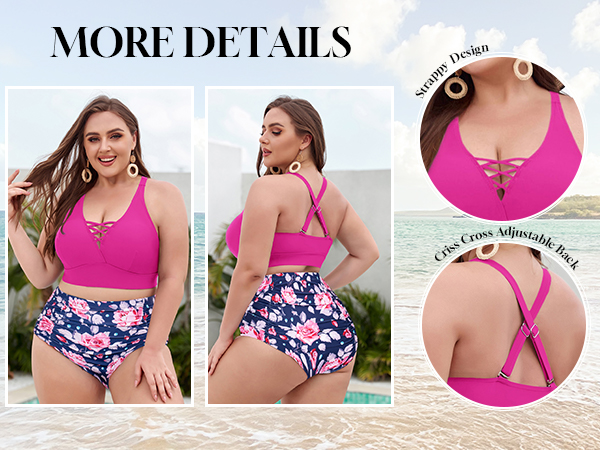 plus size bikini sets for curvy women