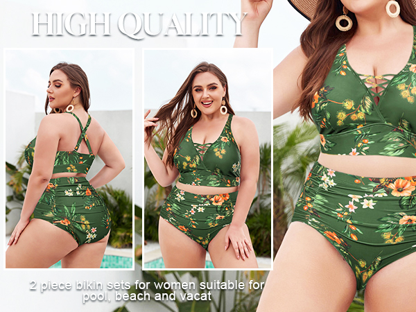 plus size bikini sets for curvy women