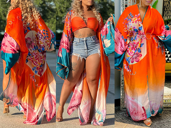 long kimonos for women summer