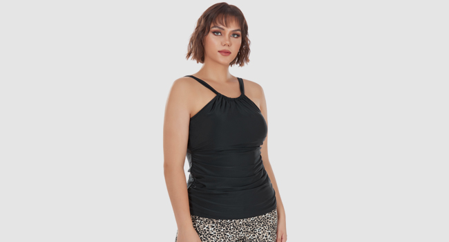 tankini top for curvy women