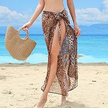 leopard sarong wrap