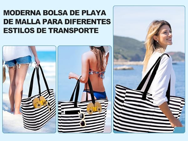 MODERNA BOLSA DE PL AYA DE MALL A PARA DIFERENTES EST TILOS DE TRANSPORTE