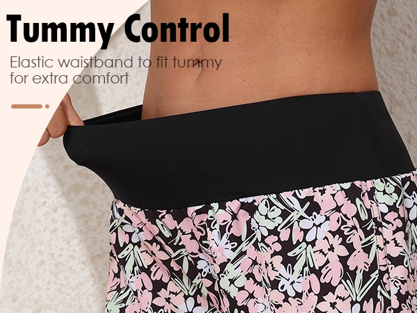 Tummy Control swimming shorts 