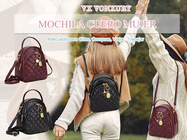 Mochila Mujer de Cuero