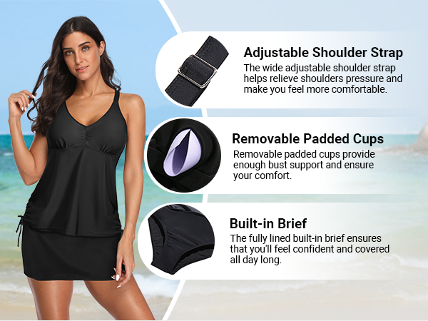 tummy control tankini