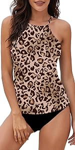 Leopard tankini