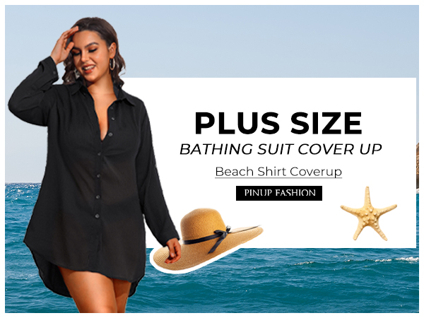 plus size beach coverups for women