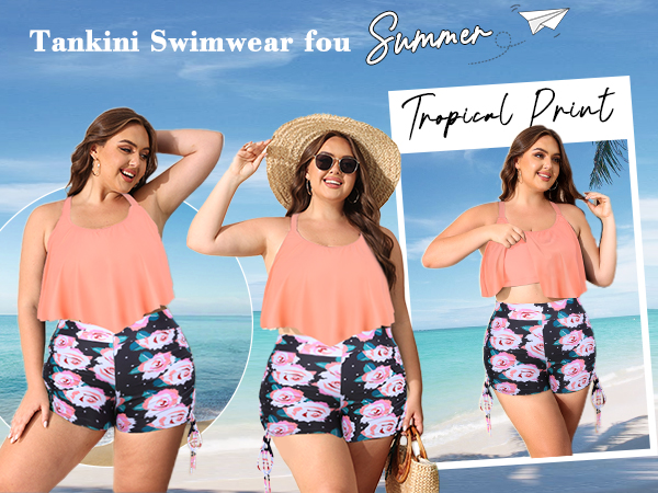 Plus Size Tankini