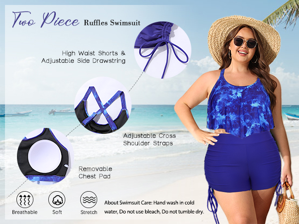 Plus Size Swimsuit for Women 4x-5x