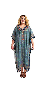 Miss Lavish London Kaftan Tunic One Size Cover