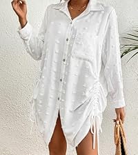 beach shirt dress