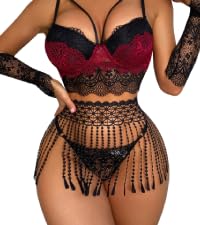 women Lace Lingerie Set 