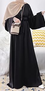 Woman Muslim Long Dress Ramadan Robes