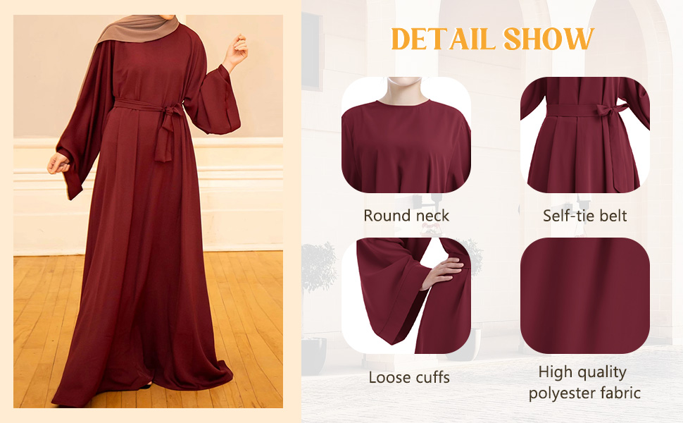 Abayas for Women Muslim Dress