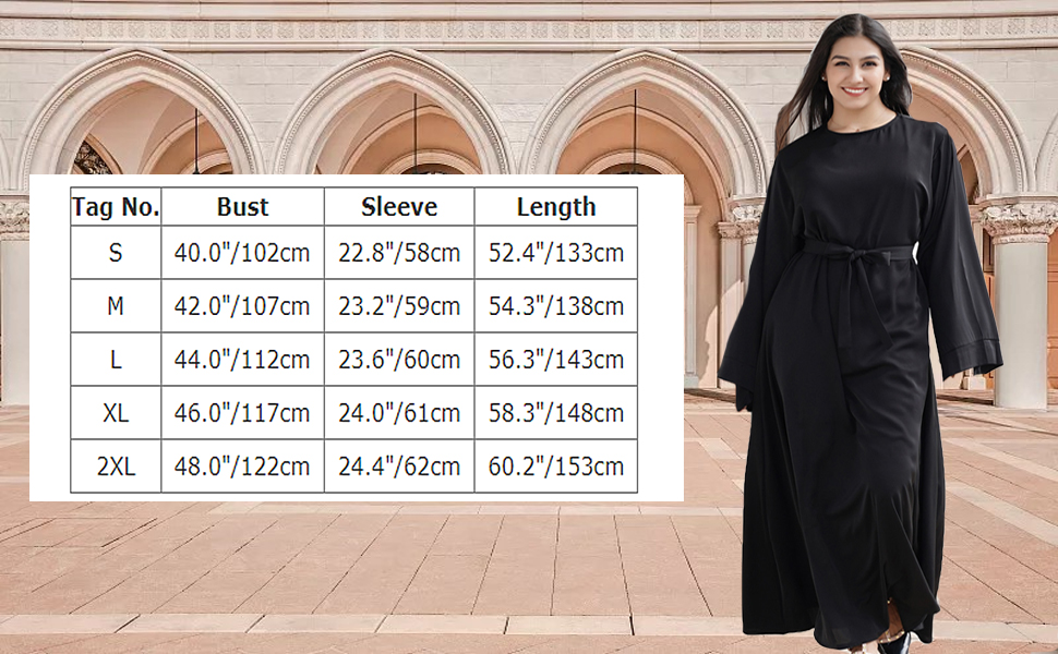 Abayas for Women Muslim Dress