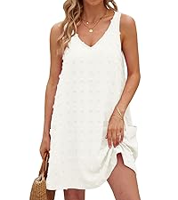 Polka Dot Sleeveless V-neck pocket dress