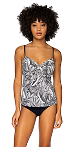 Crossroads Tankini in South Pacific.