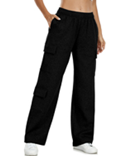 wide leg women pants cargo sweatpants tall pants