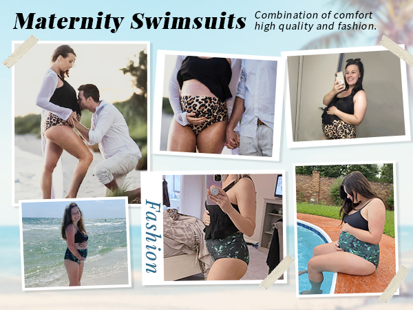 women maternity swimsuits