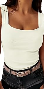 square neck tank top