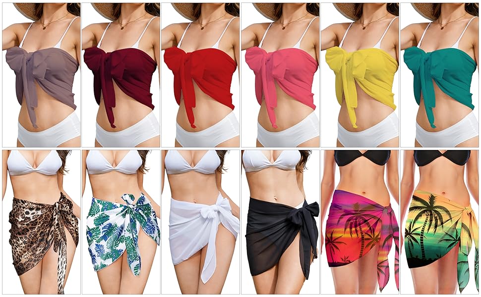 sarong coverups for women