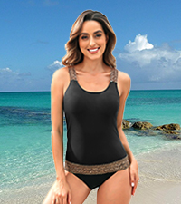 tankini top for women modest swimsuit top swim tank top