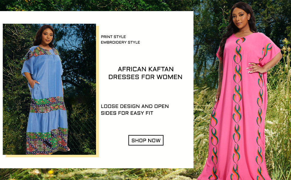 Women Kaftans Dresses