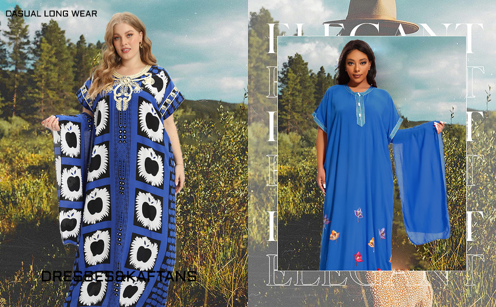 Women Kaftans Dresses