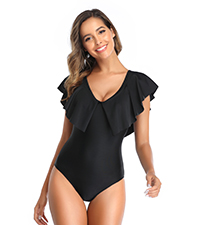 Ruffle One Piece Swimsuit