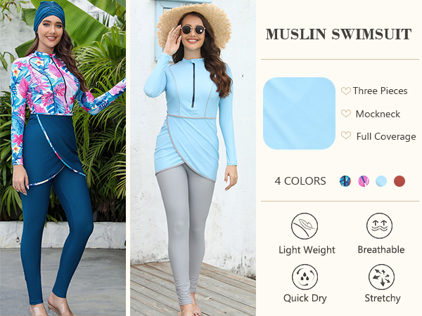 Burkini Swimsuit