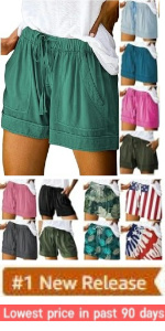 high waisted shorts women