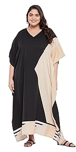 Women Plus Size Color Block 