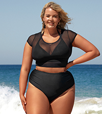 plus size bathing suit