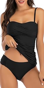 tankini swimwear two piece