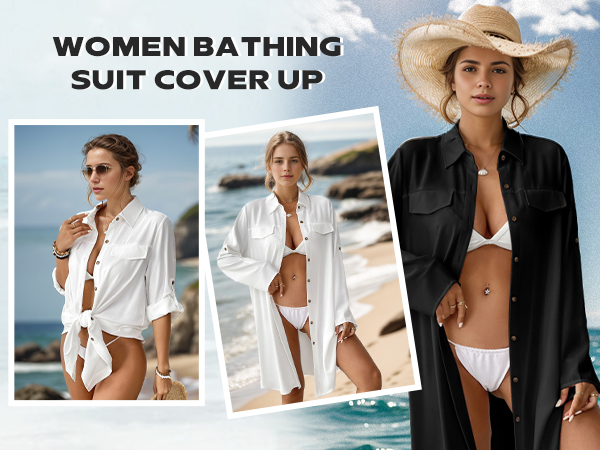 Women bathing suit cover up