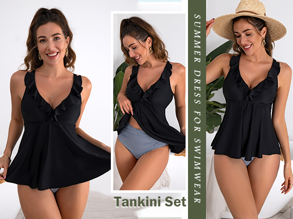 Two Piece Tankini Swimsuits for Women