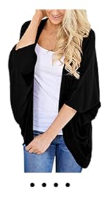 black summer cardigan