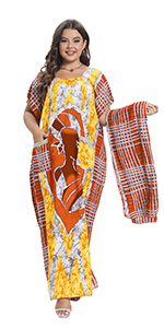 Color block Caftan