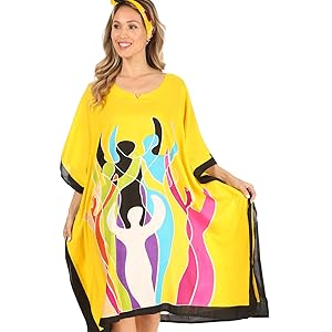 caftan summer color solid print african  casual simple slip on short sleeve boho cover-up loose nice