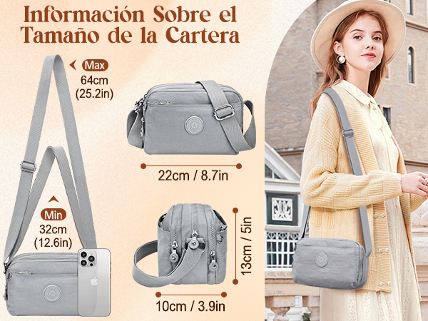 bolsos bandolera mujer