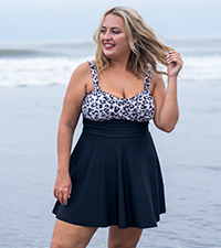 Plus Size Tankini Swimdress