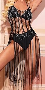 Formery Sexy Tassel Swimwear Cover Ups