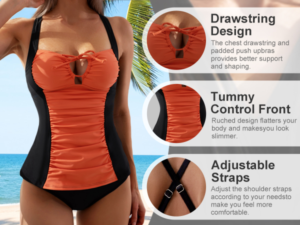 Tankini swimsuits for women