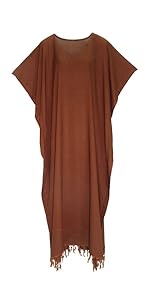 brown kaftan