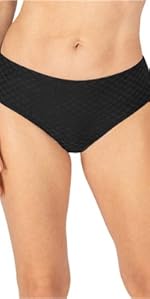 Forever Retro Swim Panty - Elegant Black