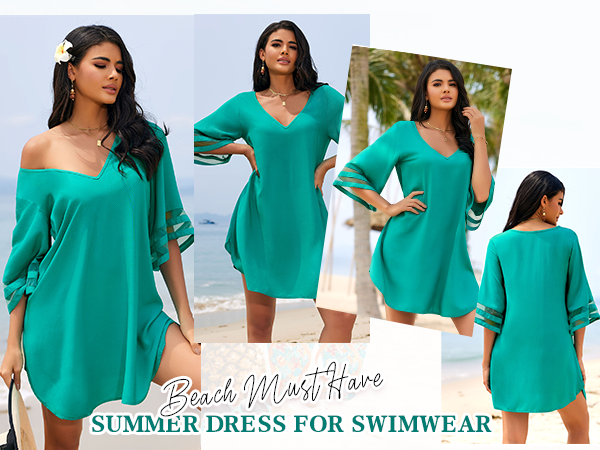 plus size cover ups for swimwear