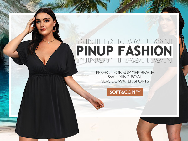 plus size swimsuit cover ups women