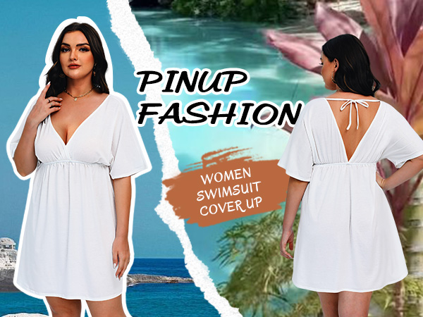 plus size cover ups for swimwear